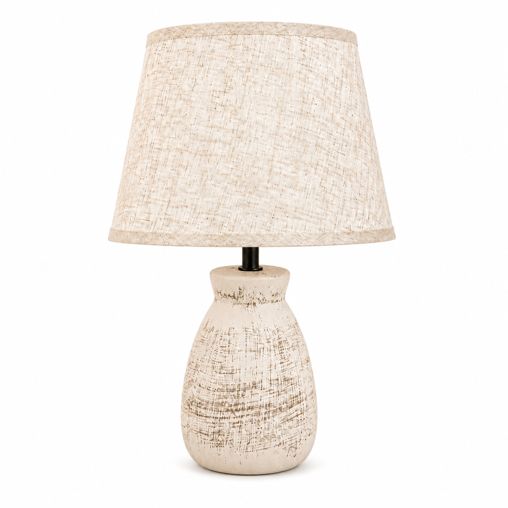 Decorative Table Lamp 10 x 5.5 Inch for Bedroom Living Room Home Décor