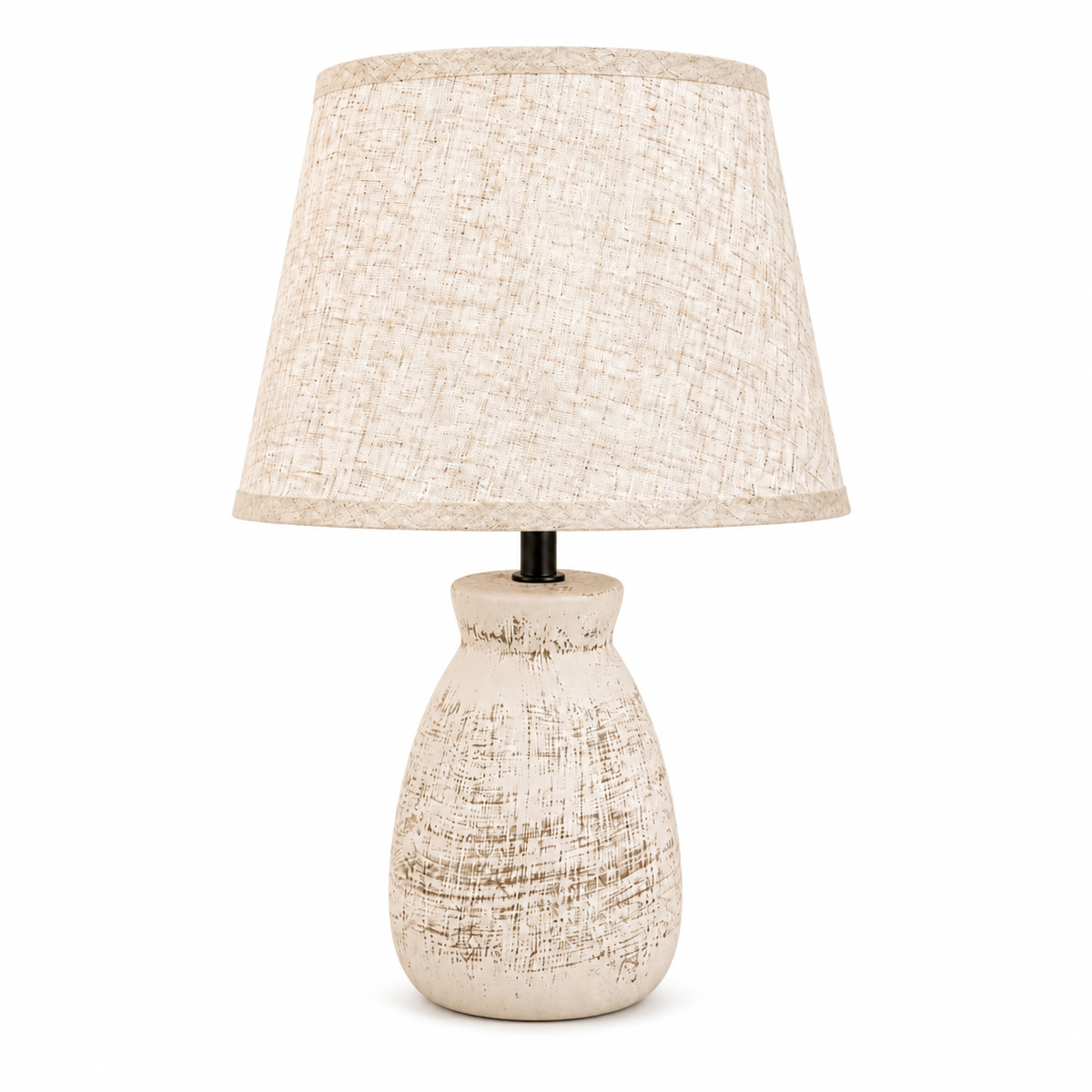 Decorative Table Lamp 10 x 5.5 Inch for Bedroom Living Room Home Décor