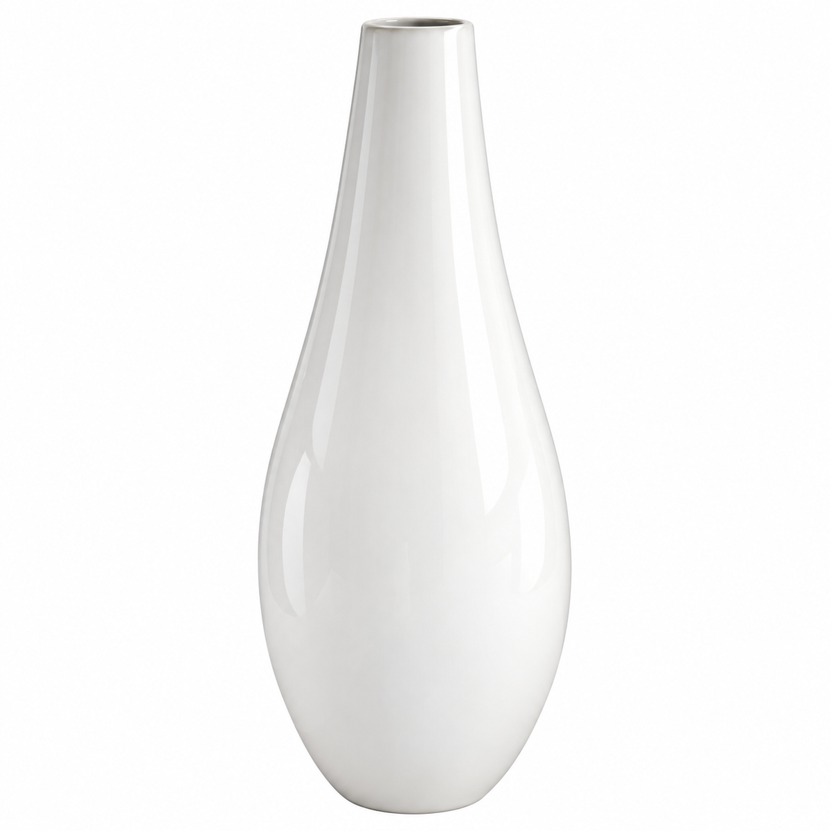 White Metal Decorative Vase for Home Décor | Modern Stylish Flower Vase